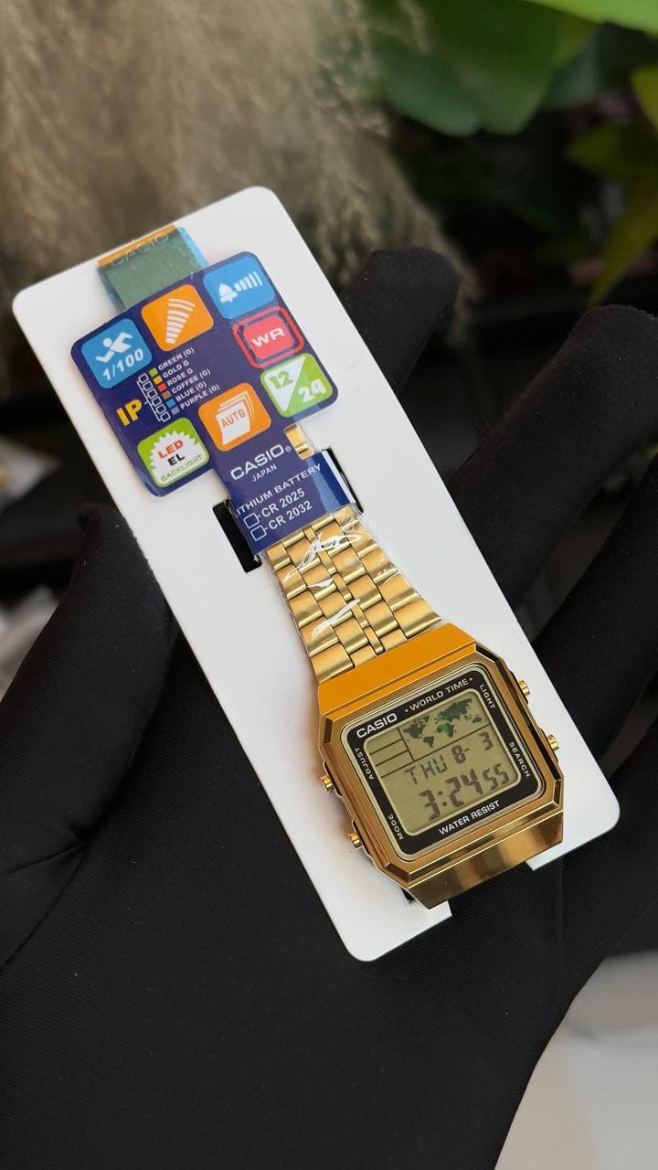Casio Worldtime Watch (Stainless Steel) thumbnail 2