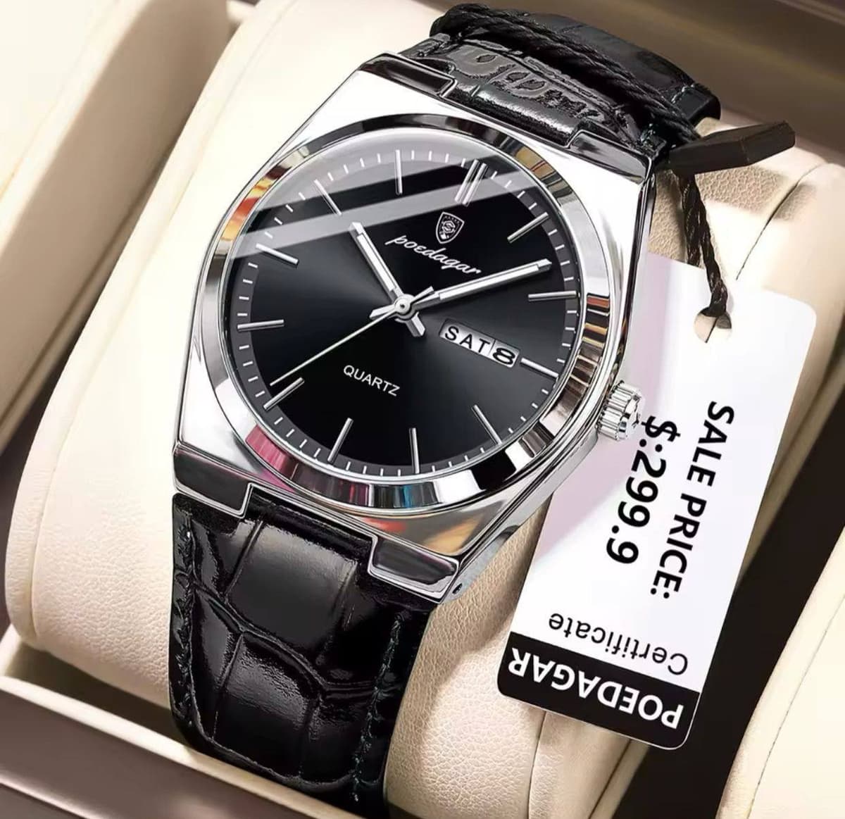 Poedagar Gents Lady watch
