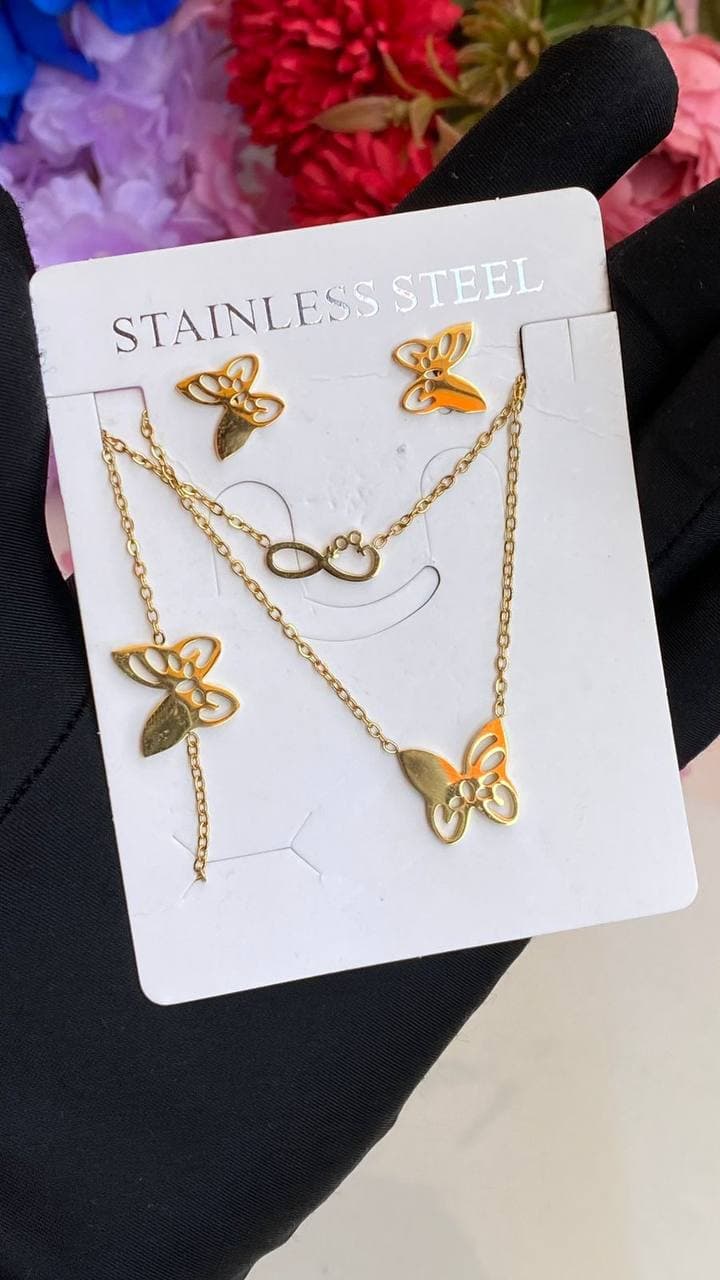 Stainless steel 3pc Jewellery Sets