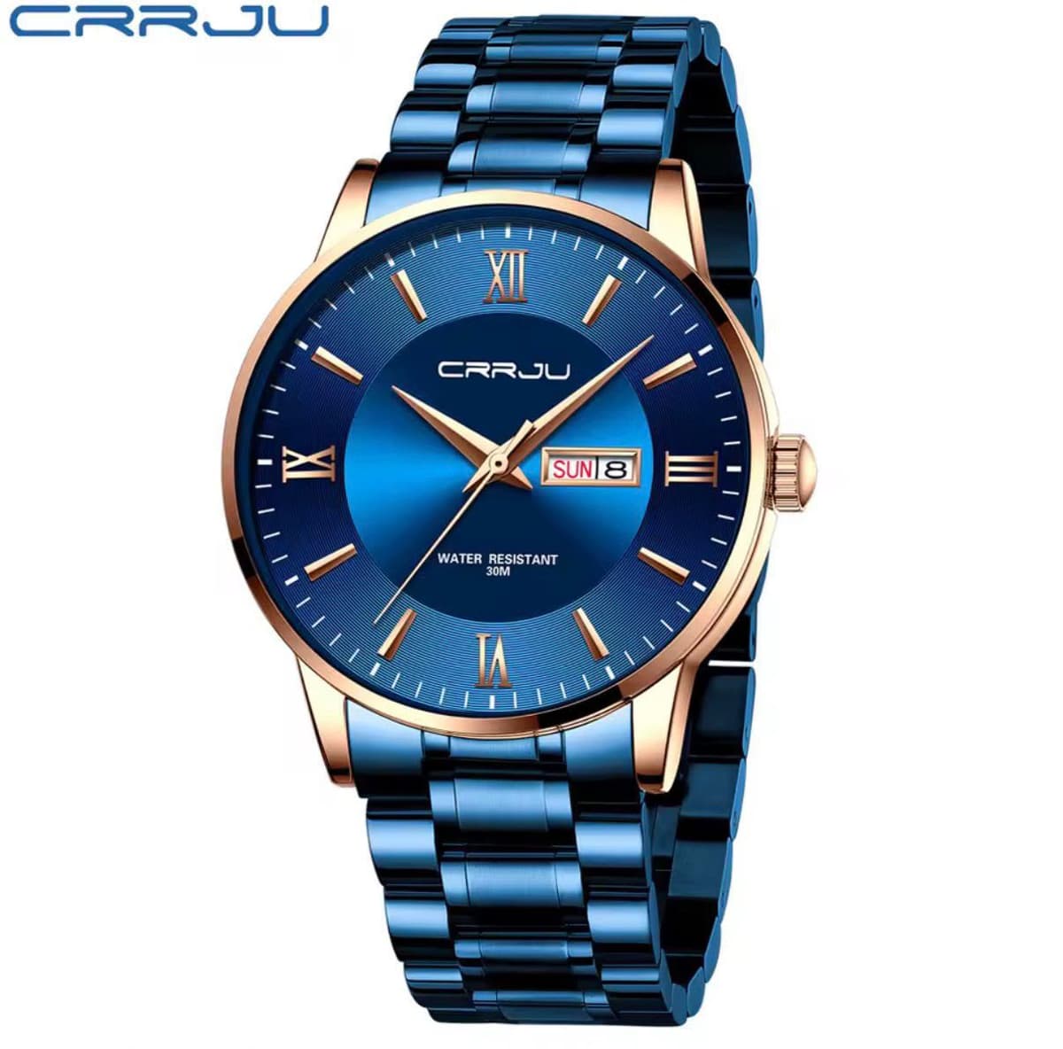 CRRJU 2175 MEN DAY & DATE GENTS WATCH