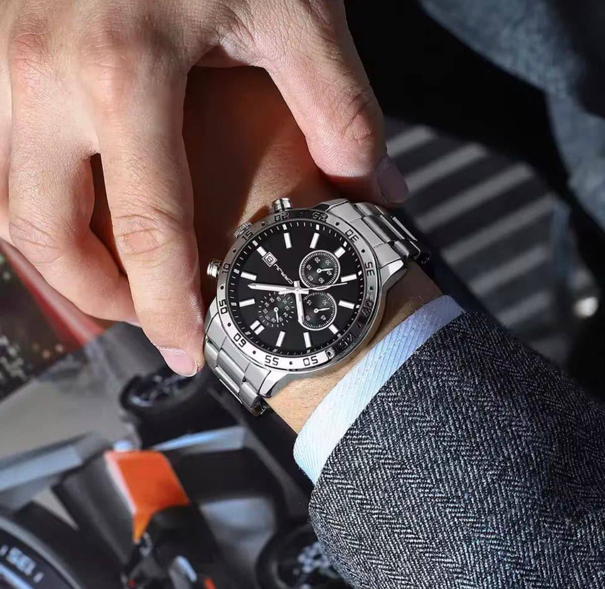 CRRJU Chronograph Watch